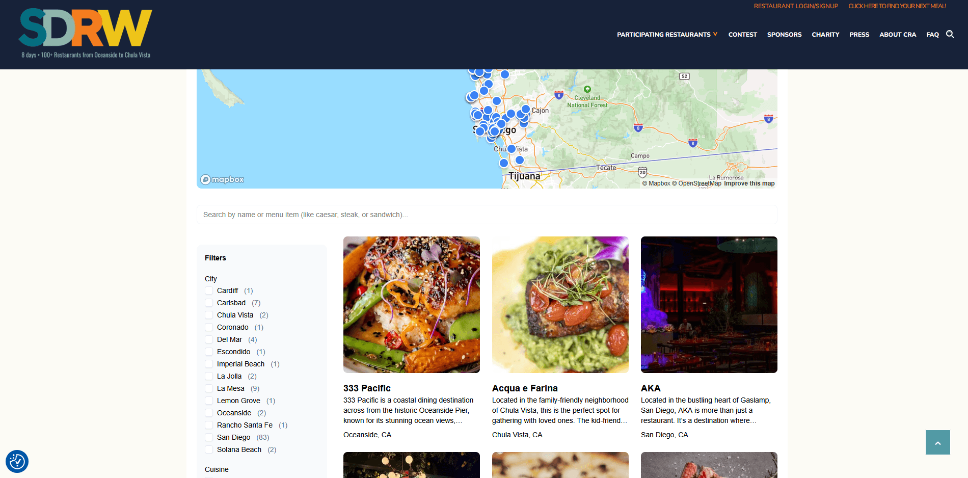 San Diego Restaurant Week